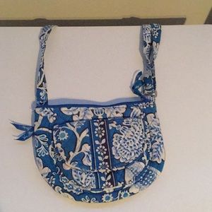 Blue Vera Bradley crossbody purse